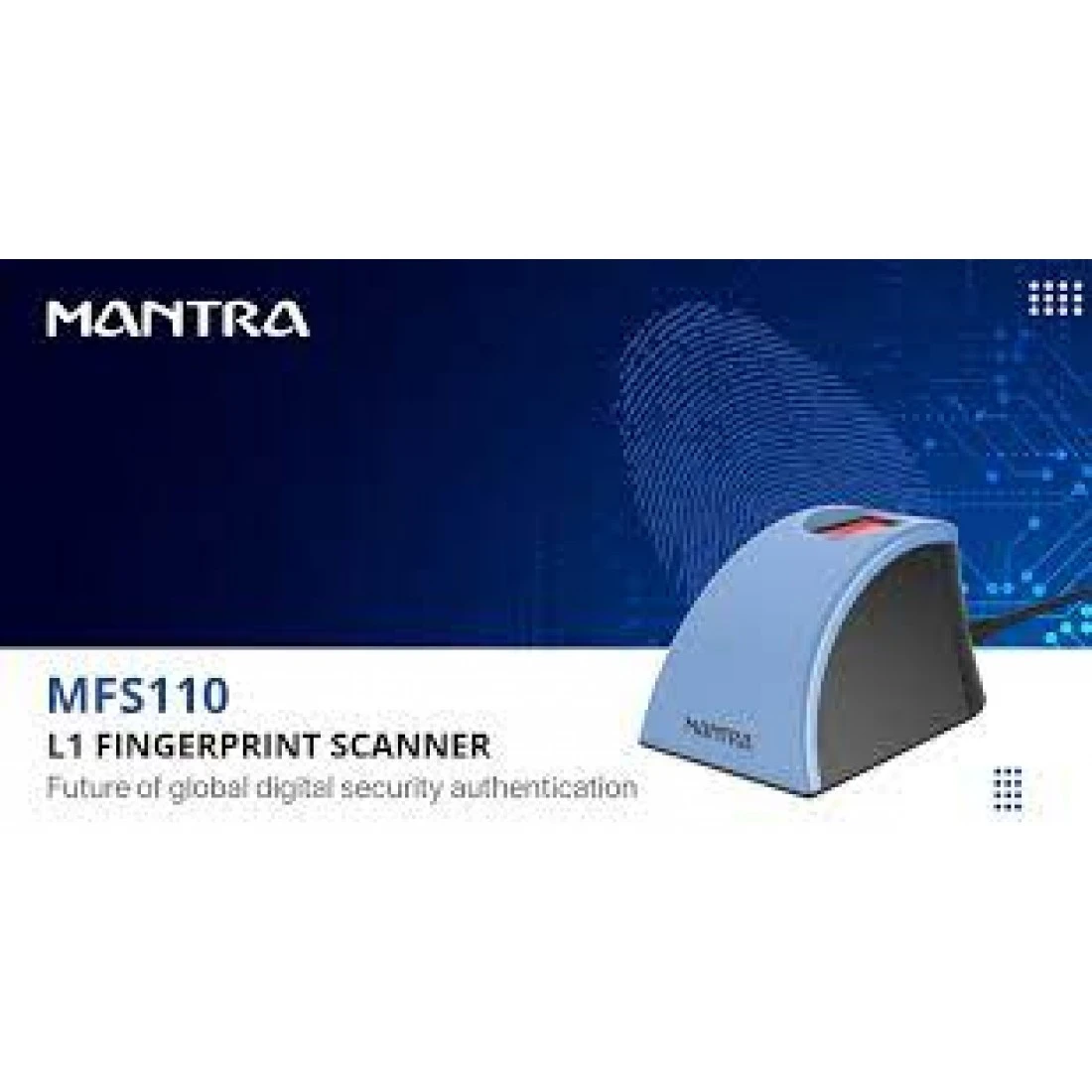 Mantra MFS110 L1 Fingerprint Scanner With 1 year Rd Service (Latest Edition)